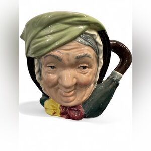 Royal Doulton, SAIREY GAMP, D5451, Large Toby Mug or Pitcher, 6 1/2"